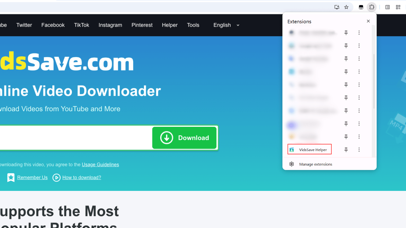 Step 2. Open a Video Page